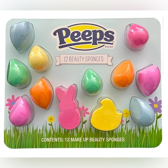 Peeps Beauty Blender Makeup Sponges-12 Pack for Easter Basket. Great gift NEW! - Picture 1 of 3